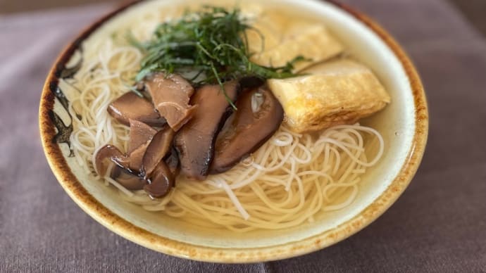 冷やしにゅうめん@我が家