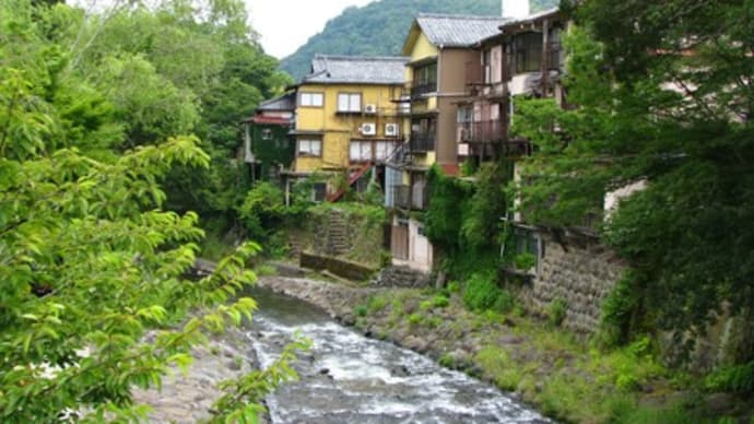 伊豆旅・伊豆の小京都修善寺の街並み 