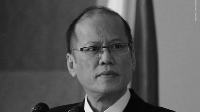 フィリピンのアキノ前大統領が逝去