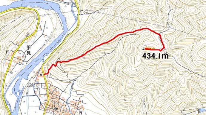 禅師山434.3m散歩