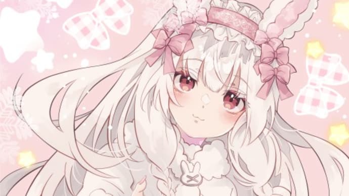 【イラスト】ホリデーうさうさ
