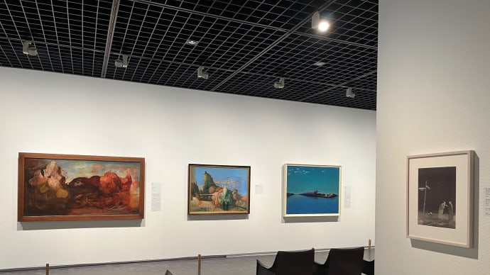 岡上淑子《地球の果て》 - 2025年2月のMOMATコレクション(東京国立近代美術館)