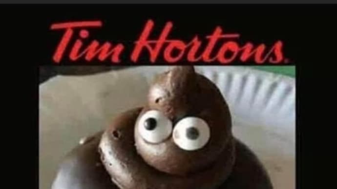 Tim Hortons Introduces The New Justine Turdeau Donut.  😀😃😄😁😆😅😂🤣😈🤡💩🍩🚽🪠🪠🇨🇦