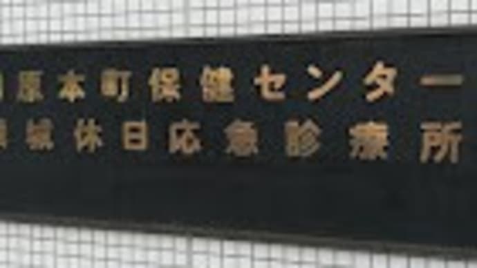 磯城郡休日診療所の当番でした。