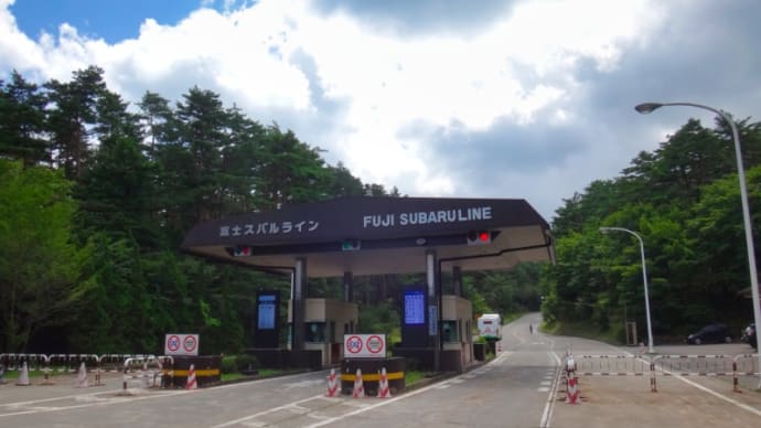 富士五合目はさすがに涼しかった 富士ヒル試走