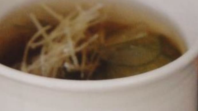 きゅうりと生姜のスープ