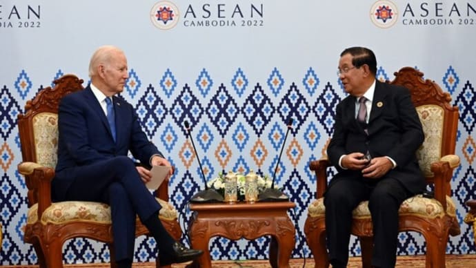 米国カンボジア首脳会談 リアム基地問題を提起