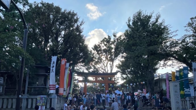 ほいとぼのブラ街歩き：旗岡八幡神社のボン祭