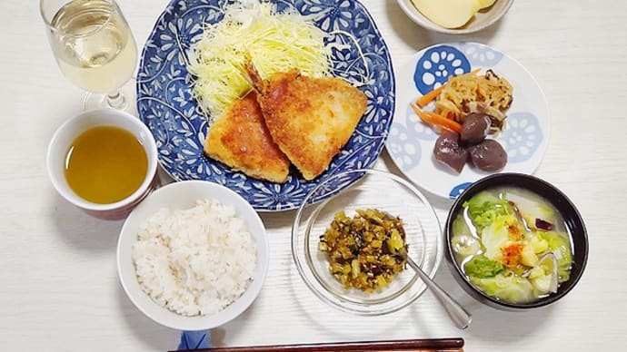 11月21日 鯵フライ定食。