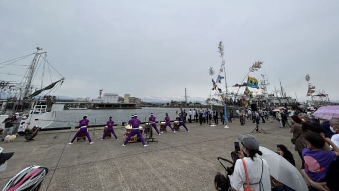 いか釣り船団出航「酒田港」2023.6.11