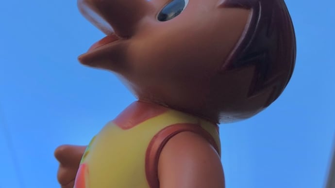 ロバくんと朝の青空