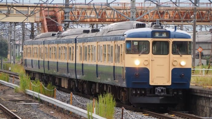 しなの鉄道(9/21):篠ノ井駅にて(115系)