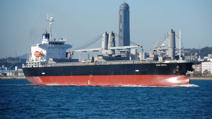KEIO CORAL 貨物船 海峡航行
