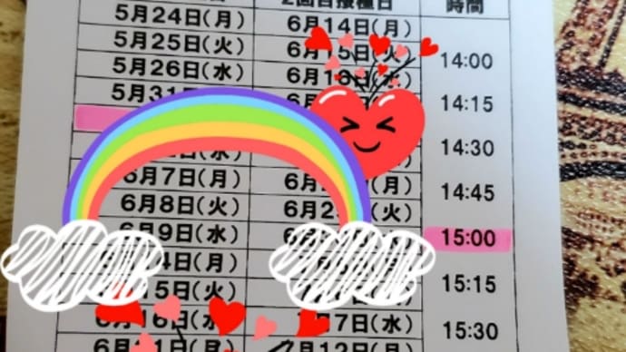 2021/05/13 母のコロナワクチン予約と ミニバラ