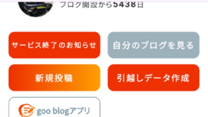 ブログ閉鎖のお知らせです。