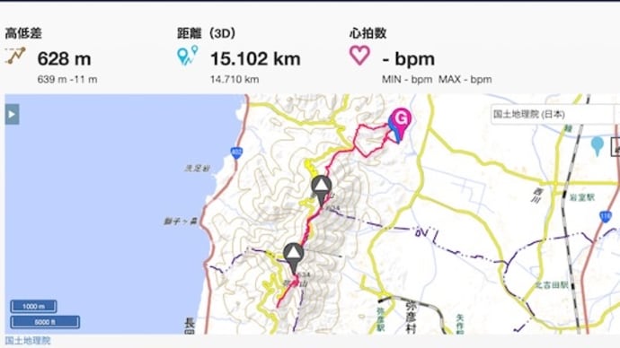 昨日のお山。