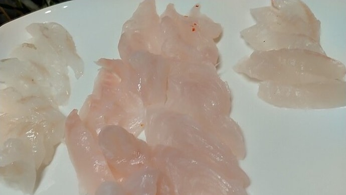 キツネダイを食べる