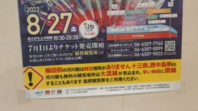 第34回なにわ淀川花火大会