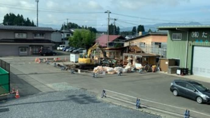 進む解体作業