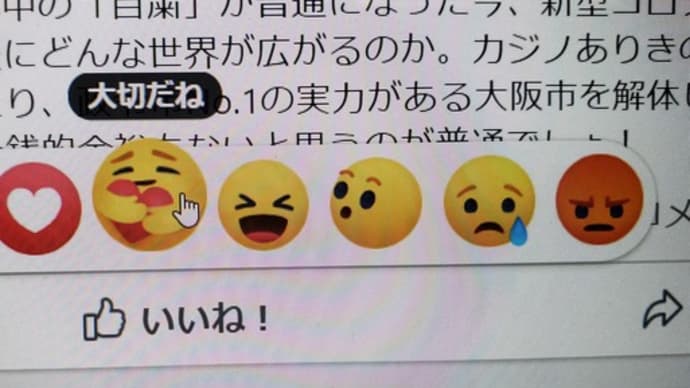 Facebookに 大切だね ボタン登場 しっとう 岩田亜矢那