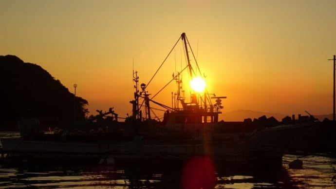 夕日