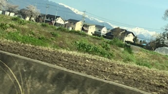 安曇野の帰りに