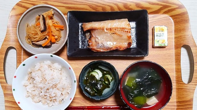 8月31日 ほっけ定食。