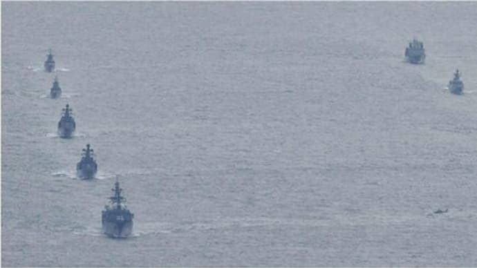 中露海軍は日本列島を一周する脅迫暴挙！！新たな敵の行動に毅然の対処と強力な防衛力整備を！！