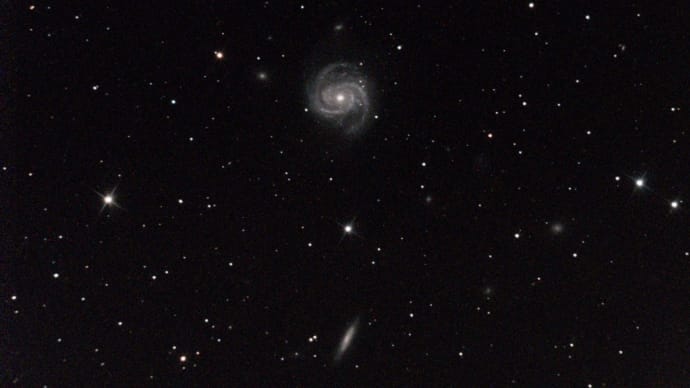 電視観望の記録4037(かみのけ座 M100 2nd、NGC4312)