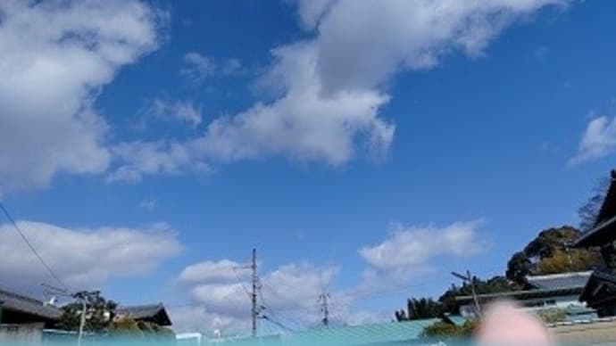 久しぶりのお散歩で出会った農家さん
