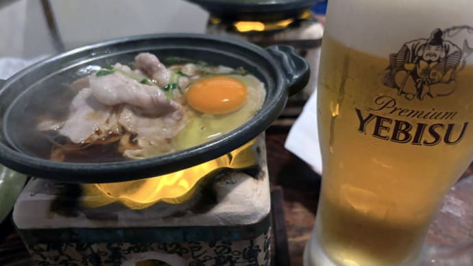 ホテル前で 秋田満喫