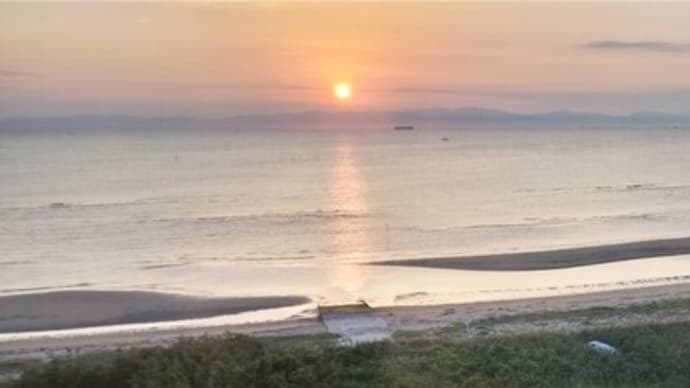 知多半島で夕陽とえびせんべいの里2024.6