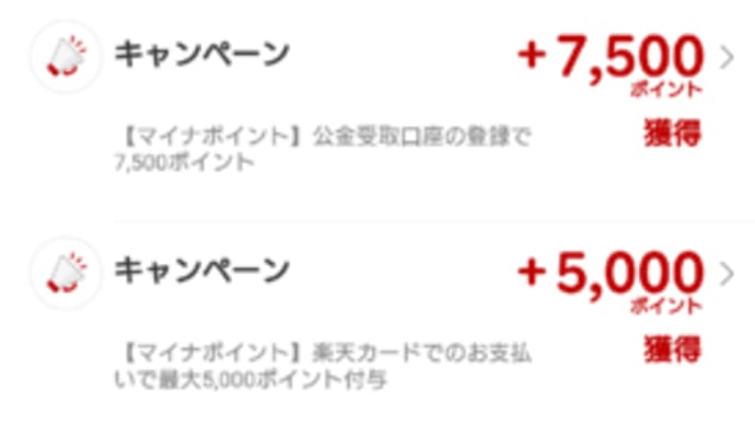 マイナポイント