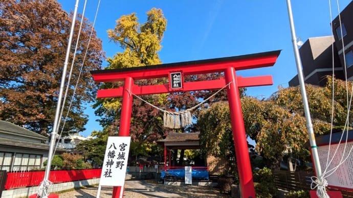 昨秋 深まりゆく秋「杜の都名木古木めぐり」バスツアーに参加しました