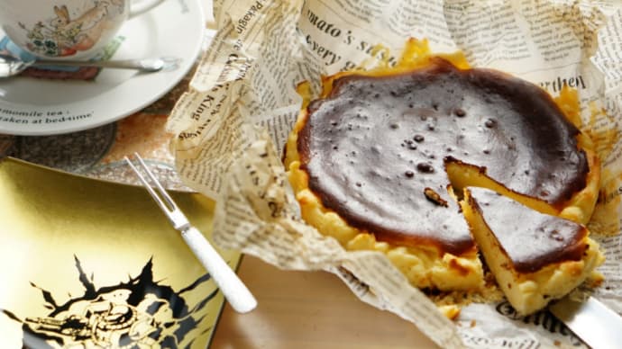 バスク風チーズケーキを焼いた