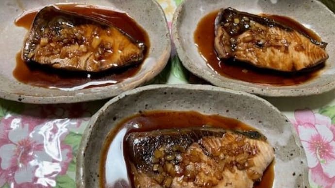 大好評だった鰤の照り焼き