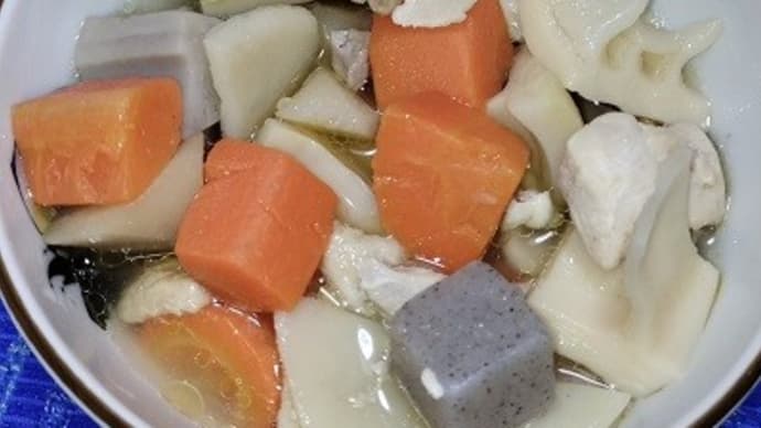 【02/12昼食】有田鶏筑前煮、前回そこそこ美味しかったのでね:D