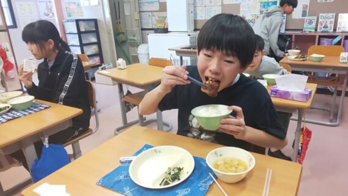 標津高校生給食2~鮭節ザンギ~