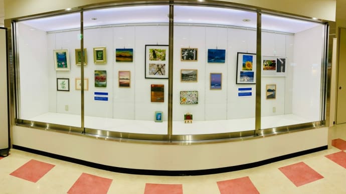 二人展開催　油絵と写真のコラボ