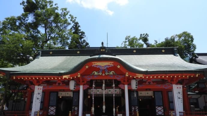 深志神社 拝殿 兎毛通(唐破風懸魚)