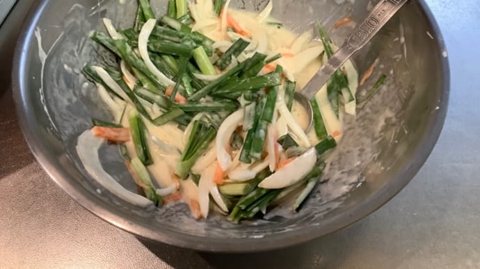 チヂミ晩ご飯o(^-^)o