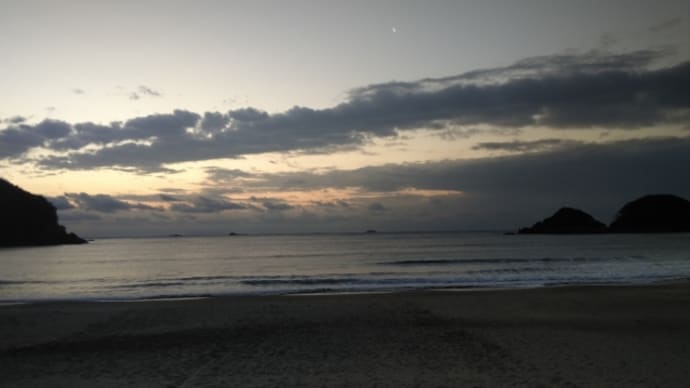 1月19日おはようございます。今日の海です。