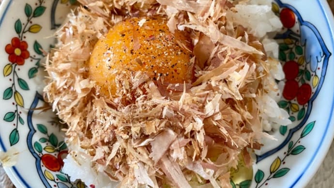 久しぶりの♪卵かけご飯(^_−)−☆