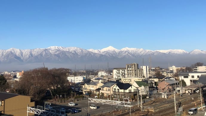 例年一の冷え込み