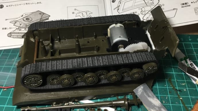②マイクロエースリモコン戦車改 ジャンク品の修復