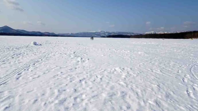 大沼氷上ウォーキング2022