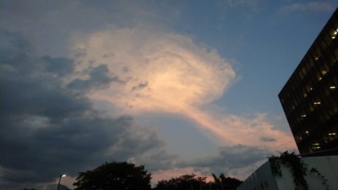 UFO・・巨大な円盤雲