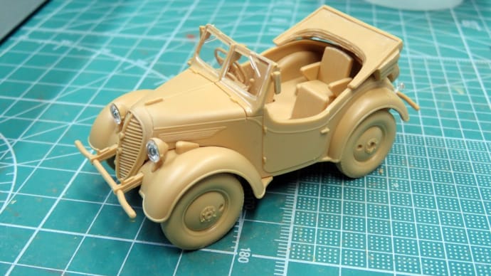 95式小型乗用車(くろがね四起) タミヤ 1/48 #2 組立終了