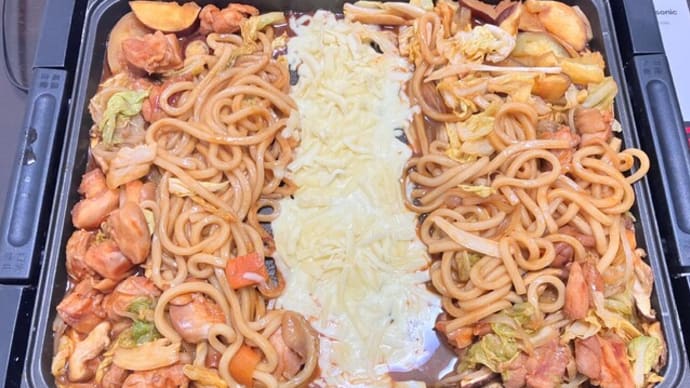 久しぶりのチーズタッカルビ焼うどん!