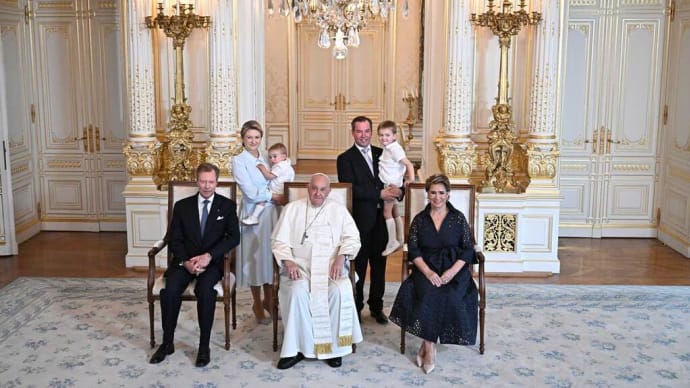 ローマ教皇、ルクセンブルク訪問